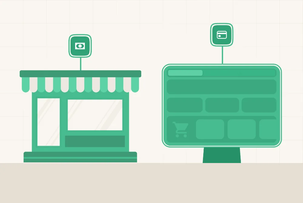 eCommerce vs Traditional Commerce comparison