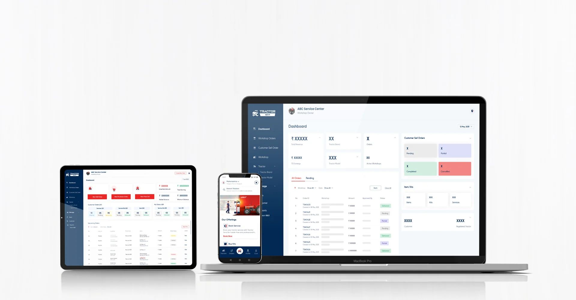 Multi-brand tractor service platform – Tractor Seva