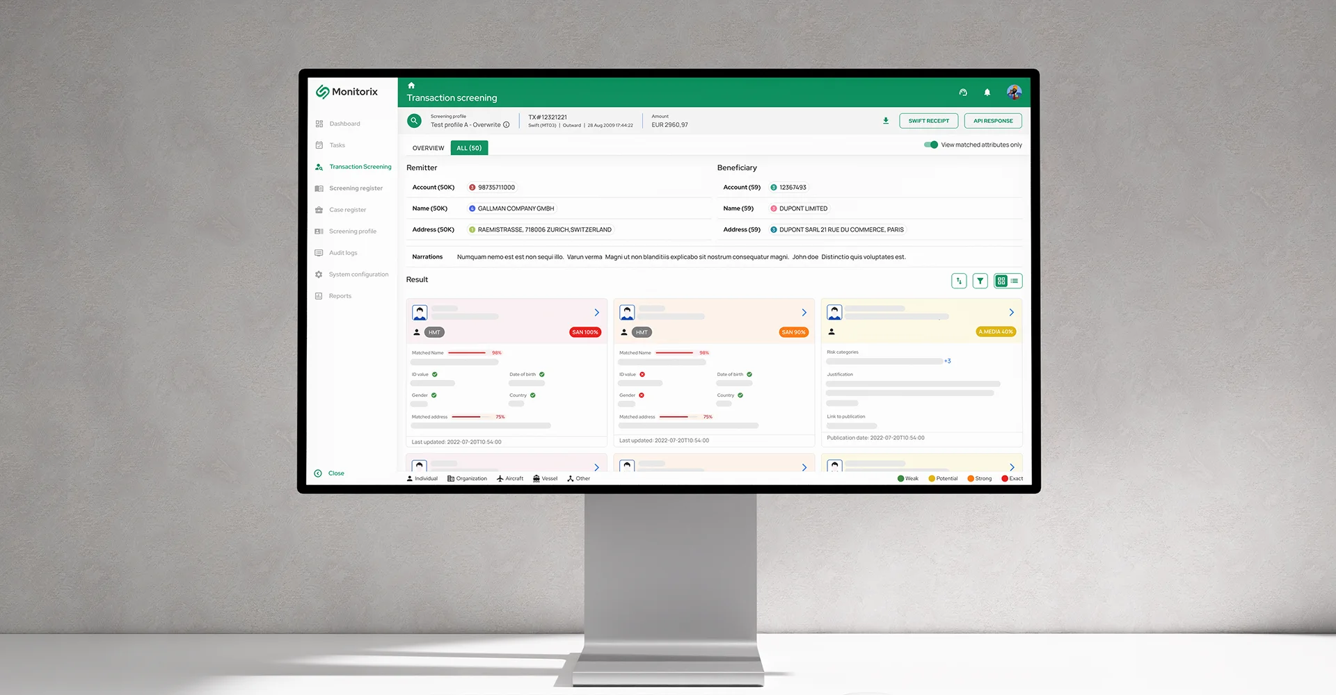 Enterprise-Grade Real-Time Payment Screening for AML & Sanctions Compliance 